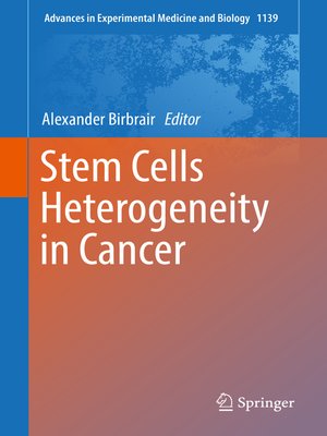cover image of Stem Cells Heterogeneity in Cancer